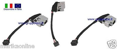 HP Pavilion Sleekbook 14-1000 DC-IN Power Jack con cavo 698230-YD1 - Nuovo New