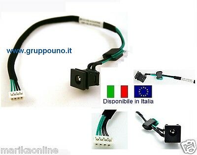 DC POWER JACK ALIMENTAZIONE NOTEBOOK Toshiba Satellite L350/L355 6017B0148601