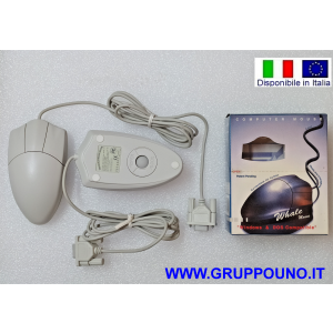 Mouse seriale RS232 DB9 - Nuovo con scatola manuale e Floppy 3.5"