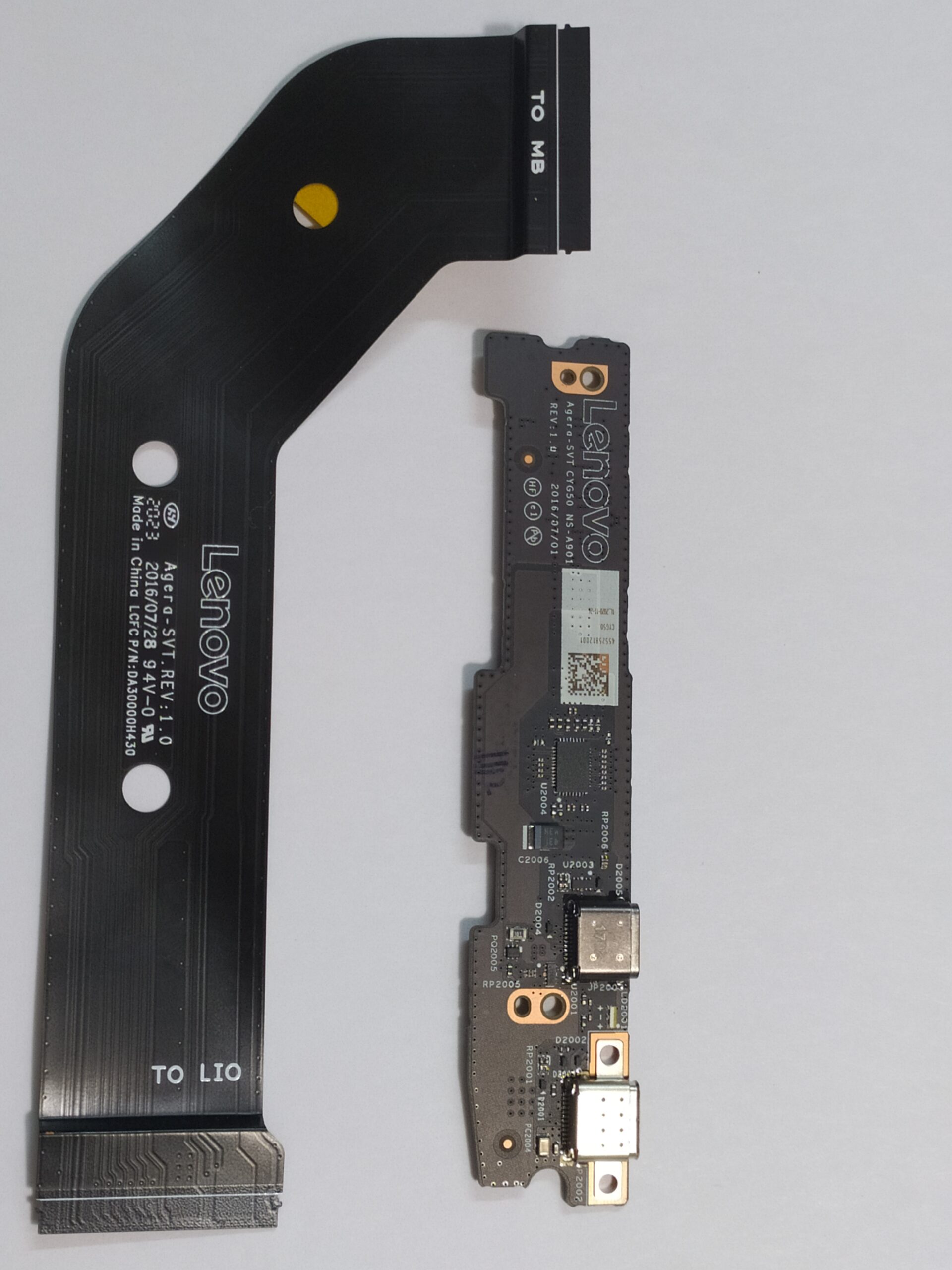 USB Board Scheda USB con Cavo NS-A901 DA30000H430 per Lenovo Yoga 910-13IKB