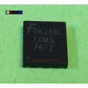 FDMS7672, MOSFET, N CH, 30V, 28A New Nuovo Italia Sped-Disp. immediata