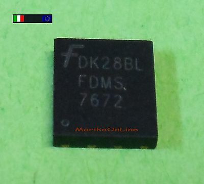 FDMS7672, MOSFET, N CH, 30V, 28A New Nuovo Italia Sped-Disp. immediata