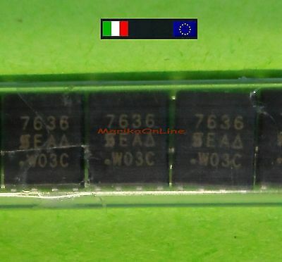 1x NEW SI 7636DP SI7636DP N-Channel 30V Mosfet Nuovo Italia Sped-Disp. immediata