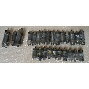 LOTTO STOCK 25 VALVOLE TUBES