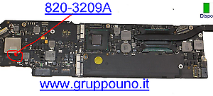 Sostituzione Logic Board 820-3209-a A1466 Apple MacBook Air 13" EMC2559