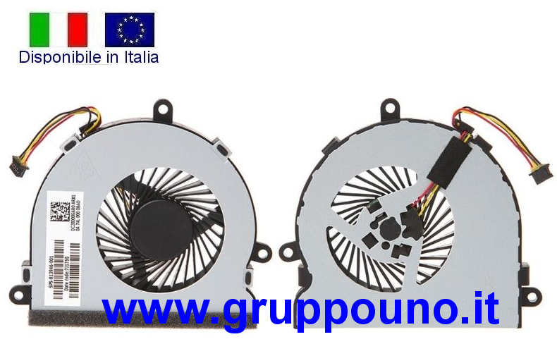 Ventola Fan HP 15-AC Series DC28000GAR0 813946-001 - Disponibile In Italia