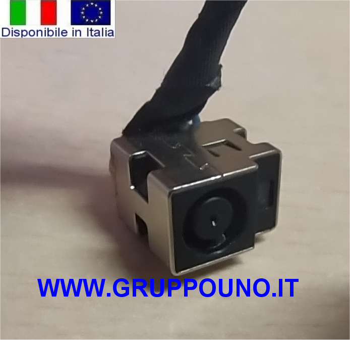 DC POWER JACK Hp G56 G62 serie - 8pin - PJ202 - cavo circa 14cm - immagine 2