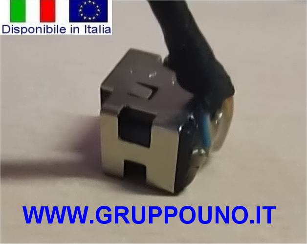 DC POWER JACK Hp G56 G62 serie - 8pin - PJ202 - cavo circa 14cm - immagine 3