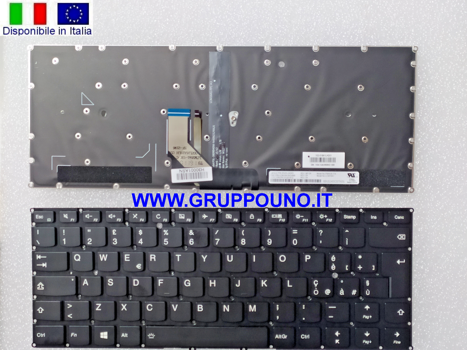 Tastiera Italiana per Lenovo 910-13ikb
