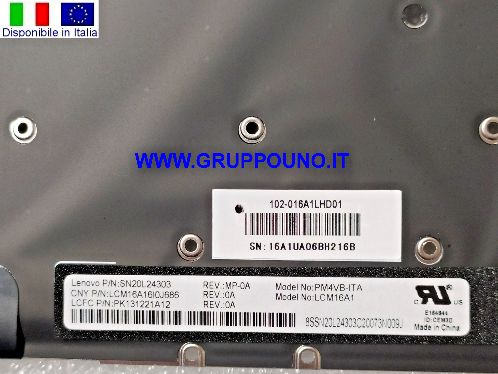 Tastiera Italiana per Lenovo 910-13ikb Yoga 910 5 Pro SN20L24303 Retroilluminata - immagine 2