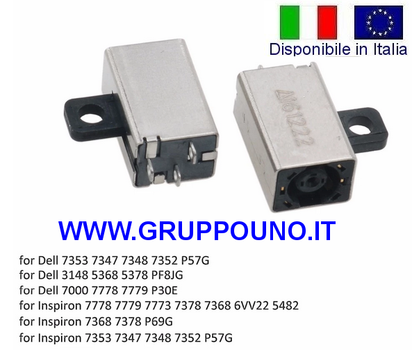 DC Jack per Dell 3000 3148 7000 7558 7568 7353 7568