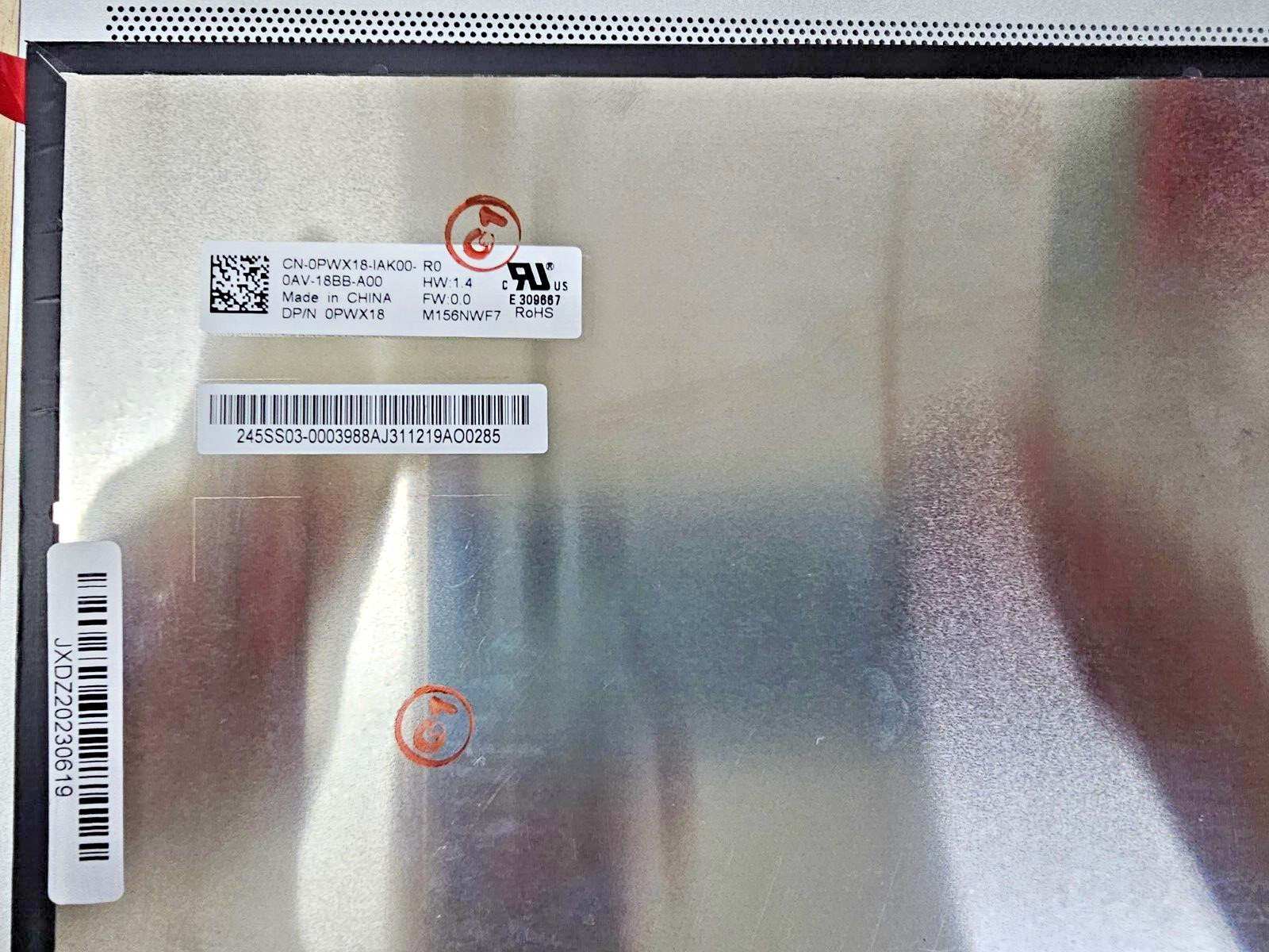 M156NWF7 R0 Full HD Ultra Slim IPS 30pin Display Lcd spessore 2.6(mm)